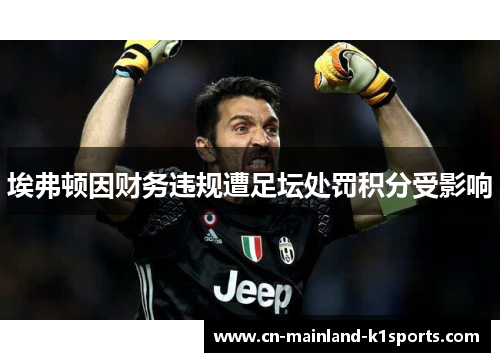 埃弗顿因财务违规遭足坛处罚积分受影响 埃弗顿因财务违规遭足坛处罚积分受影响