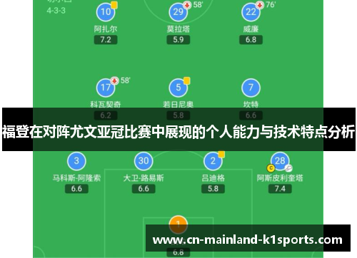 福登在对阵尤文亚冠比赛中展现的个人能力与技术特点分析